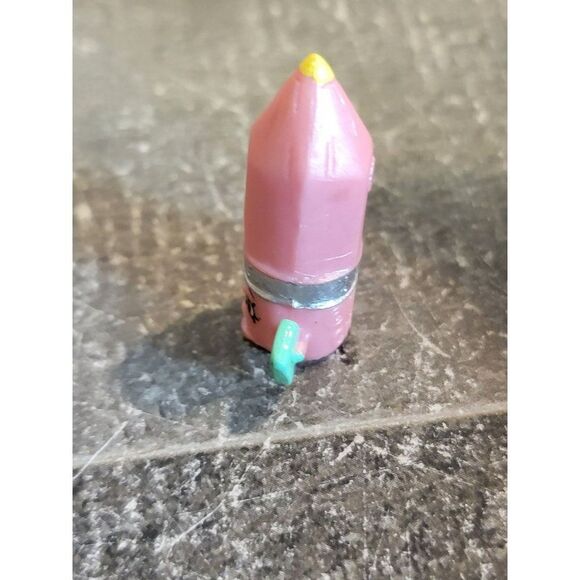 Shopkins moose mini pink pencil toy figure - Picture 2 of 3